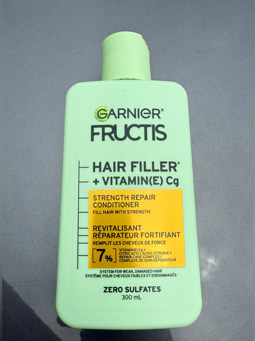 Garnier Mint Green Vegan Formula Conditioner Bottle